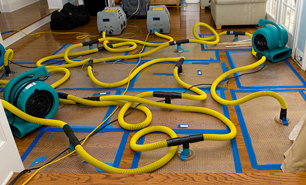 Professional Water Extraction technician working in North Reading, MA